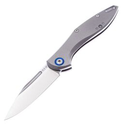 Нож MKM Fara сталь M390 рукоять Gray Titanium (MY01-T)