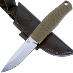 Нож Benchmade Puukko сталь CPM-3V рукоять Olive Santoprene (200)