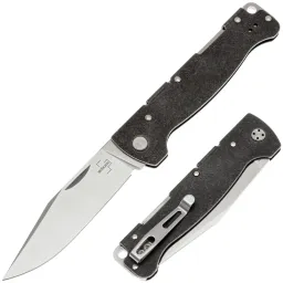 Нож Boker Plus Atlas Big Clip Point сталь 12C27 рукоять Blackwash steel (01BP0062)
