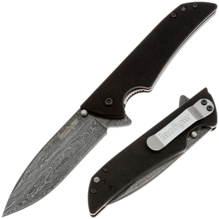 Нож Kershaw Skyline Factory Second сталь Damascus рукоять Black G10 (1760DAM XXXX)
