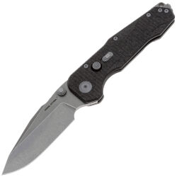 Нож Real Steel Evolution Drop сталь S35VN рукоять Shredded CF/Titanium (9913)