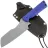 Нож Волчий Век Карачун сталь PGK WA рукоять Blue G10