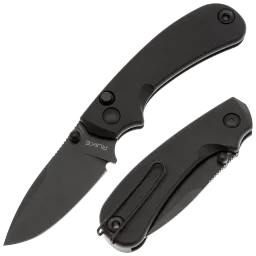 Нож Ruike P736-AB Black сталь 14C28N рукоять Black Aluminium