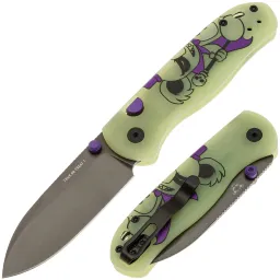 Нож Kizer Drop Bear DLC Halloween Edition 2026 сталь Elmax рукоять GID G10