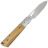 Нож SHOOZIZ HAN219B satin сталь 5Cr15MoV рукоять Steel/Olive Wood