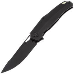 Нож Vanguard Atomic black PVD сталь M390 рукоять Samurai Black Titanium
