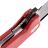 Нож Kristal Ravelin cталь D2 Black рукоять Red G10