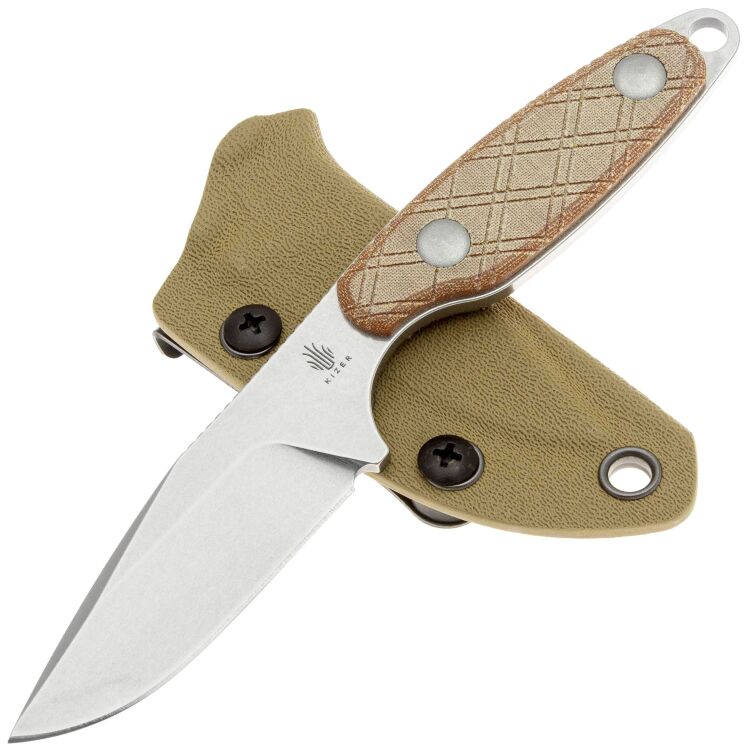 Нож Kizer Muskrat сталь 154CM рукоять Micarta