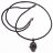 Кулон Schmuckatelli 20" Leather Necklace with Grins Pendant (Hematite Plated)