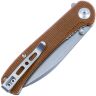 Нож Sencut Scepter Stonewash сталь 9Cr18MoV рукоять Brown Micarta (SA03D)