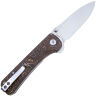 Нож QSP Hawk Satin сталь S35VN рукоять Copper Foil Carbon Fiber (QS131-T)