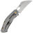 Нож Kansept Osprey satin сталь S35VN рукоять Gray Titanium