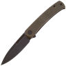 Нож CIVIVI Cetos Blackwash сталь 14C28N рукоять Green Micarta/Steel (C21025B-3)
