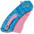 Нож Kansept Korvid M+ pink сталь 154CM рукоять Blue Donut Aluminum