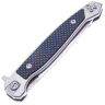 Нож Reptilian Сарган-02 Blue  сталь D2 рук. нерж. сталь/карбон (sargan02blue)