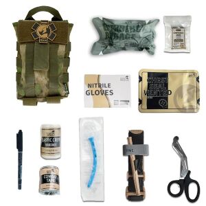 Аптечка тактическая отрывная Rhino Rescue Tactical Pull Out IFAK (Moss) (CR-QF001M)