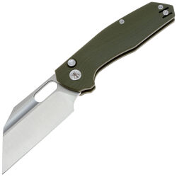 Нож Ironfly Yolo satin сталь 14C28N рукоять Green G10