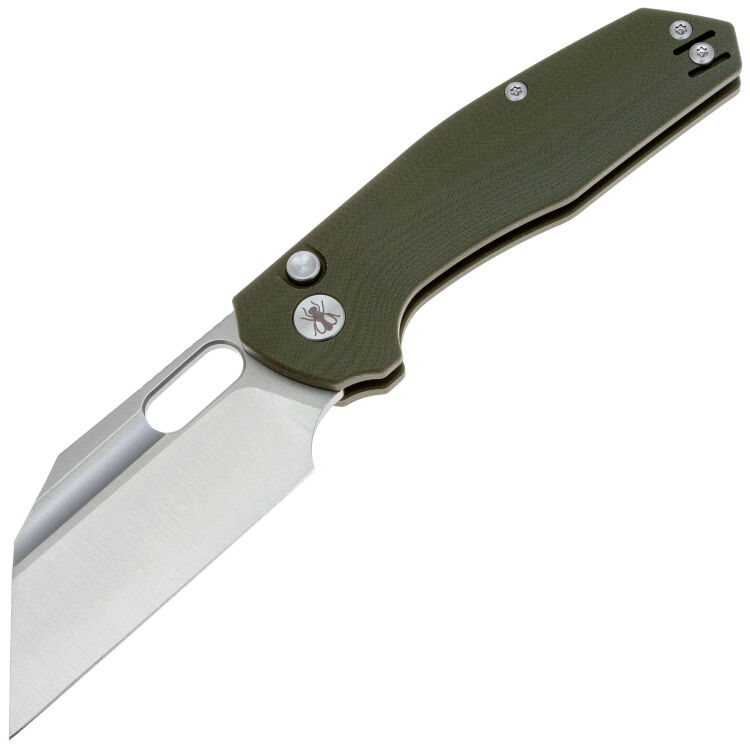 Нож Ironfly Yolo satin сталь 14C28N рукоять Green G10