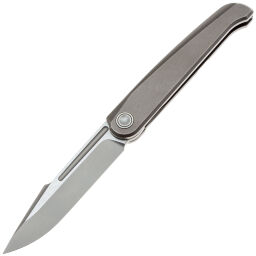 Нож TuoTown Fin сталь M390 рукоять Grey Crystal/GraphiteTitanium