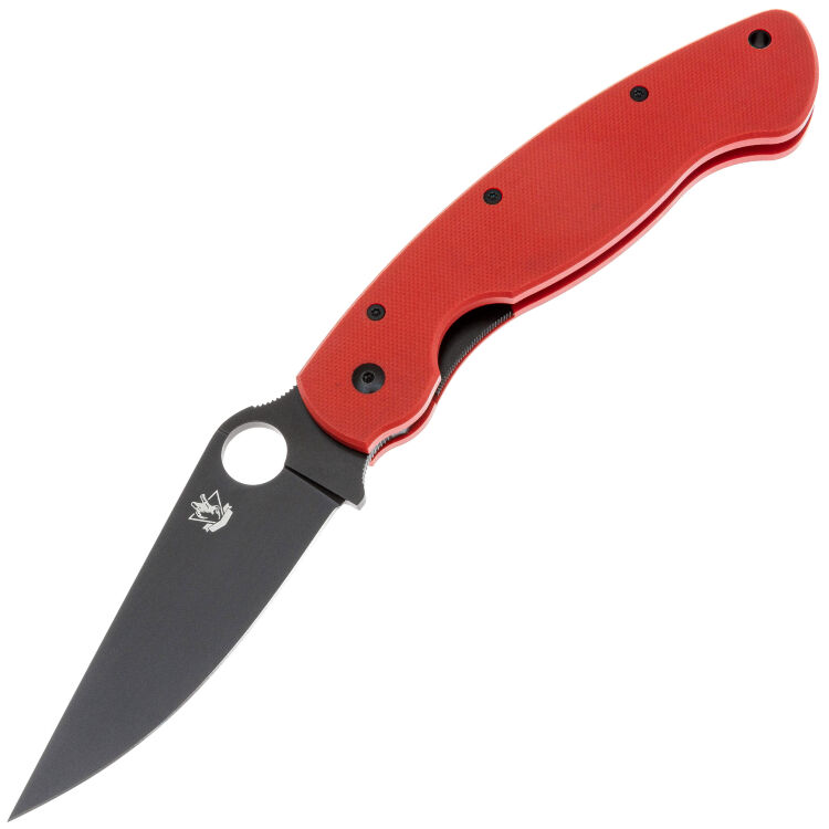 Нож Steelclaw Боец-3 Black сталь D2 рукоять Red G10