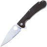 Нож Daggerr Resident DL stonewash serrated сталь 8Cr14MoV рукоять Black FRN