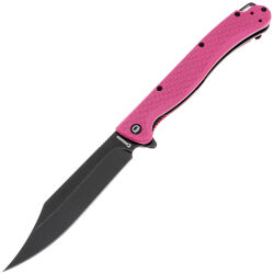 Нож Daggerr Toothpick DL blackwash сталь 8Cr14MoV рукоять Pink FRN
