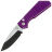 Нож Pro-Tech/Strider PT+ DLC/Satin сталь MagnaCut рукоять Gridlock Purple Aluminum