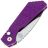 Нож Pro-Tech/Strider PT+ DLC/Satin сталь MagnaCut рукоять Gridlock Purple Aluminum