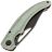 Нож Tenable Gideon blackwash сталь Nitro-V рукоять Green Micarta