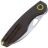 Нож Fox Chilin stonewash сталь N690 рукоять Black G10 (FX-530 G10B)