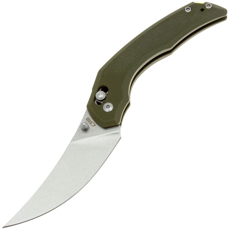 Нож CJRB Nanner Stonewash сталь AR-RPM9 рукоять Green G10 (J1955-GN)