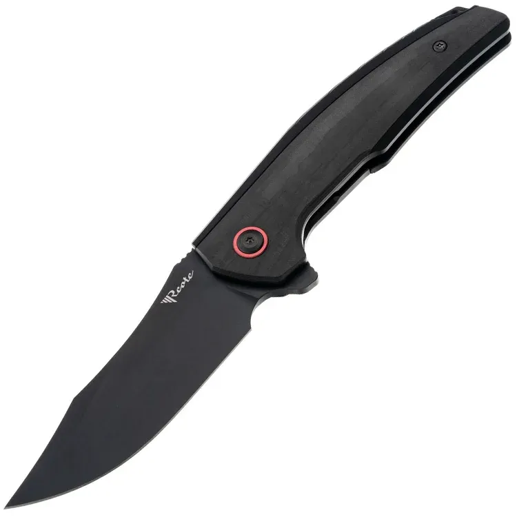 Нож Reate Jack Jr. DLC сталь S30V рукоять Red pivot/Black Aluminum/Carbon Fiber