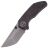 Нож WE Knife Thug Gray Rubbed сталь CPM-20CV рукоять Marble CF (2103C)