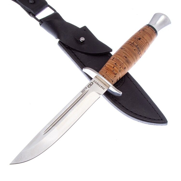 Нож Финка-2 сталь 95Х18 рукоять береста (АиР Златоуст)