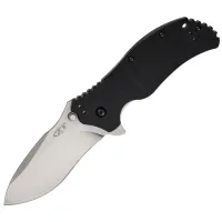 Нож ZT 0350KW Factory second stonewash сталь S30V рукоять Black G10