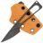Нож Daggerr Sharx 2.0 blackwash сталь 8Cr13MoV Orange kydex