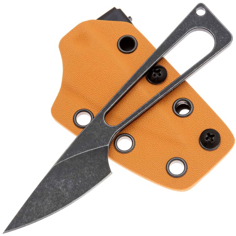 Нож Daggerr Sharx 2.0 blackwash сталь 8Cr13MoV Orange kydex