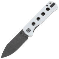 Нож QSP Canary Folder blackwash сталь 14C28N рукоять White G10 (QS150-G2)