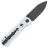 Нож QSP Canary Folder blackwash сталь 14C28N рукоять White G10 (QS150-G2)