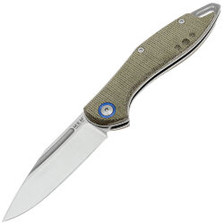 Нож MKM Fara сталь M390 рукоять Green Canvas Micarta (MY01-GC)