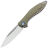 Нож MKM Fara сталь M390 рукоять Green Canvas Micarta (MY01-GC)