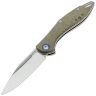 Нож MKM Fara сталь M390 рукоять Green Canvas Micarta (MY01-GC)