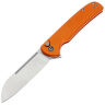 Нож CIVIVI Chevalier II satin сталь 14C28N рукоять Orange Aluminum (C20022B-2)