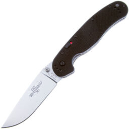 Нож Ontario RAT-1 Assisted Satin сталь AUS-8 рукоять Black G10 (8870)
