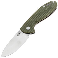 Нож Kristal Zaponka Mega cталь D2 Satin рукоять Green Micarta/Ti