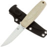 Нож Owl Knife North-XS сталь S90V рукоять микарта Джинс бежевая