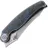Нож Rike Knife Hunter 1 сталь CPM-S90V рукоять Dark Gray Ti/Blue Green Carbon Fiber