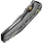 Нож CIVIVI Wellmax satin сталь 14C28N рукоять Gray Aluminum/Polished Clear Lexan (C24008C-1)