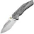 Нож CIVIVI Wellmax satin сталь 14C28N рукоять Gray Aluminum/Polished Clear Lexan (C24008C-1)