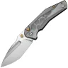 Нож CIVIVI Wellmax satin сталь 14C28N рукоять Gray Aluminum/Polished Clear Lexan (C24008C-1)